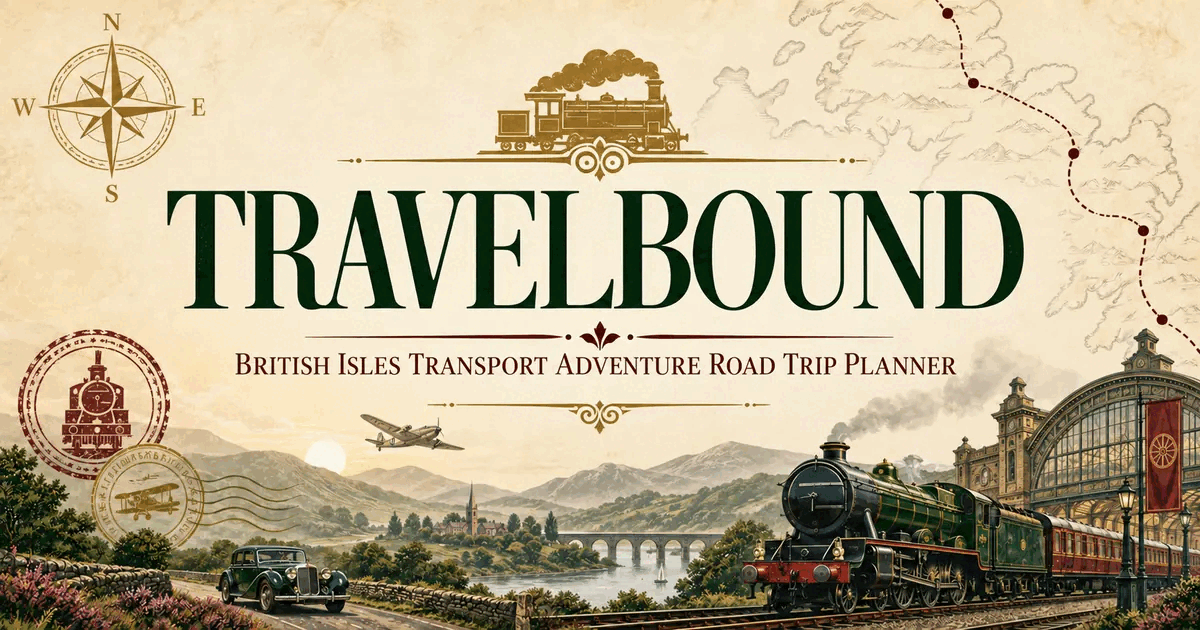 Travelbound planner preview